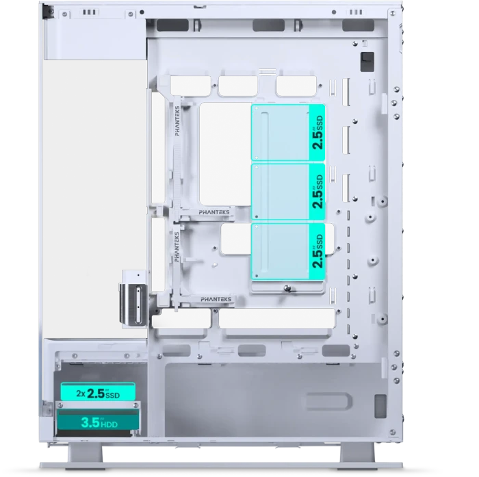 Phanteks Evolv X2, weiß, Glasfenster