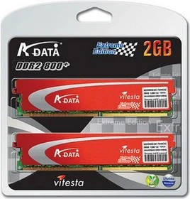 ADATA XPG + Series UDIMM 2GB Kit, DDR2-800, CL4-4-4-12