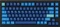 Keychron Q1/Q2/K2 OEM Dye-Sub Keycap-Set Ocean, Kunststoff (PBT), Ocean, blau, 97 Tasten (83+14), ANSI-US Vorschaubild