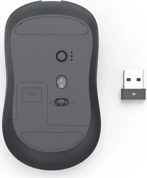 Hama WM-100 Wireless 3-Button Mouse schwarz, USB