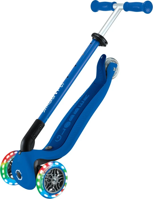Globber Go Up Active Lights Kickboard navy blue/black