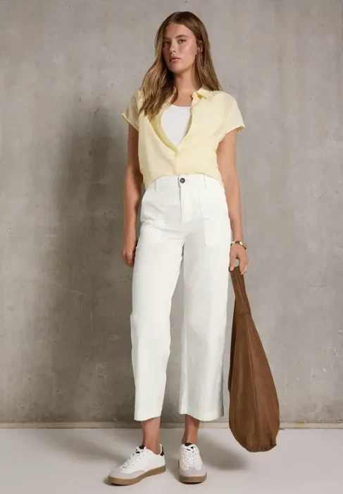 Street One Studio Baumwollmix Hose off white (Damen)
