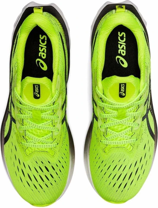 Asics Novablast 2 hazard green/carrier grey (Herren)