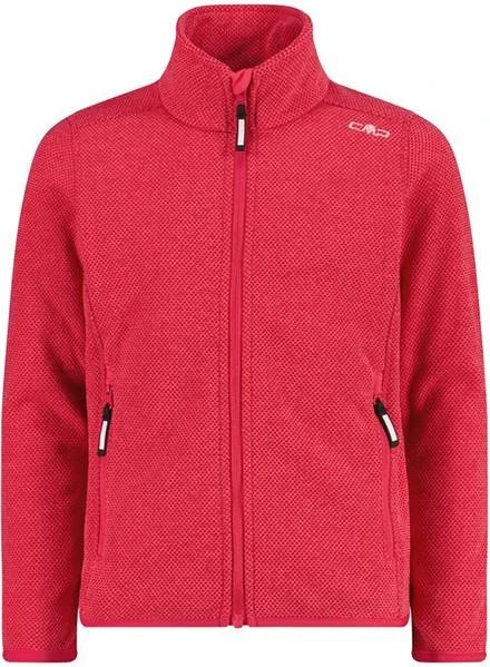 CMP Fleece Knit-Tech Meliert Jacke carminio/pink (Junior)