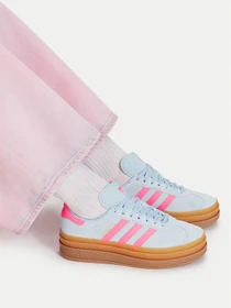 adidas Gazelle Bold clear sky/lucid pink/gold metallic (Junior)