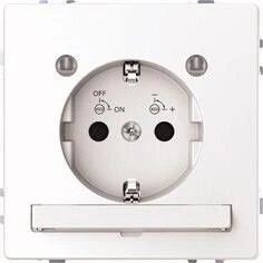 Merten System Design SCHUKO-Steckdose, lotosweiß