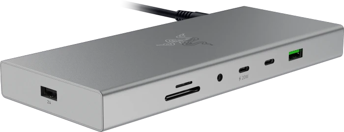 Razer USB 4 Dock, weiß, EU, USB4 [Buchse]