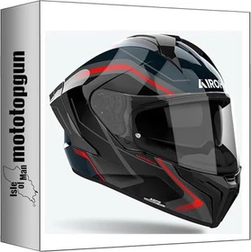 Airoh Matryx Wide schwarz/grau/rot
