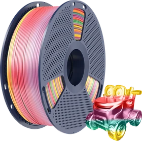 Sunlu Silk PLA+ Rainbow-01, mehrfarbig, Spule, 1.75mm, 1.00kg