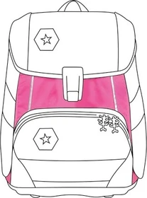 Step by Step Neon Pull-Over Reflektorüberzug 2in1 Plus pink