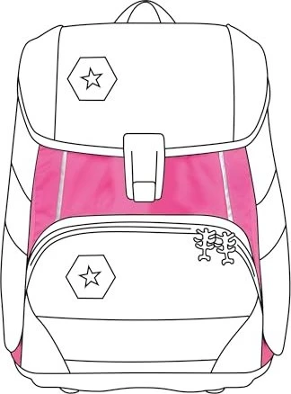 Step by Step Neon Pull-Over Reflektorüberzug 2in1 Plus pink