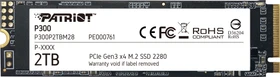 Patriot P300 2TB, M.2 2280 / M-Key / PCIe 3.0 x4