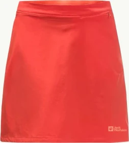 Jack Wolfskin Hilltop Trail Skort kurz tango orange (Damen)
