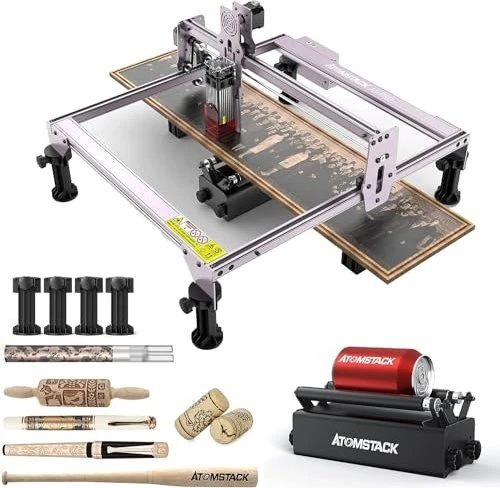 AtomStack A5 M50 Pro Laser Engraver 5.5W, Bausatz