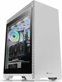 Thermaltake S500 TG Snow Edition, weiß, Glasfenster