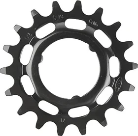 KMC Steck-Zahnkranz 18 Zähne für Shimano breit schwarz