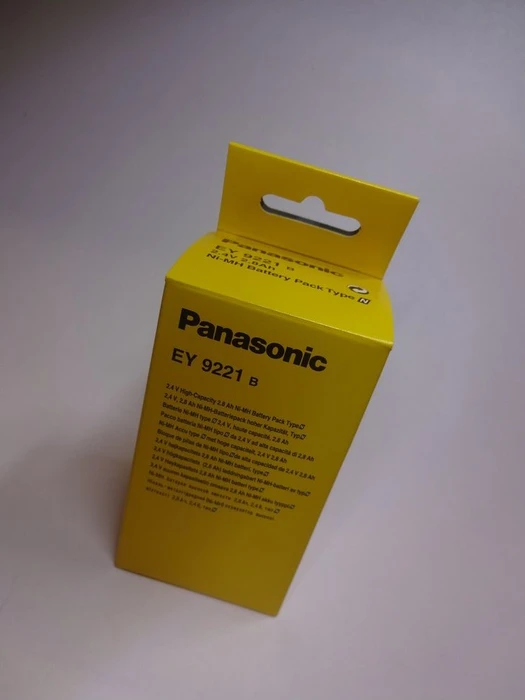Panasonic EY9221B Werkzeug-Akku 2.4V, 2.8Ah, NiMH [2.8Ah] [6.7Wh]