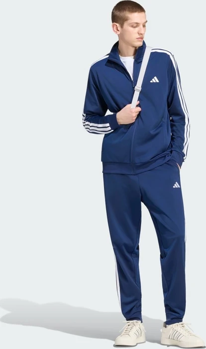 adidas Basic 3-Streifen Tricot Trainingsanzug team navy blue 2/white (Herren)