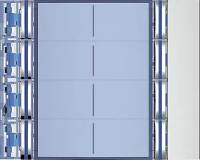 Legrand bticino Frontblende für Ruftastenmodul 8-fach