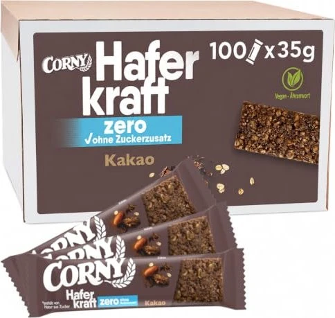 Corny Haferkraft Müsliriegel Kakao 3.5kg (100x 35g)