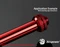 Bitspower Messing Hardtube 14mm, rot, Deep Red Vorschaubild