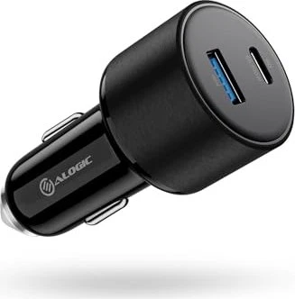 Alogic KFZ Lagegerät 2Port 100W USB-C + USB-A