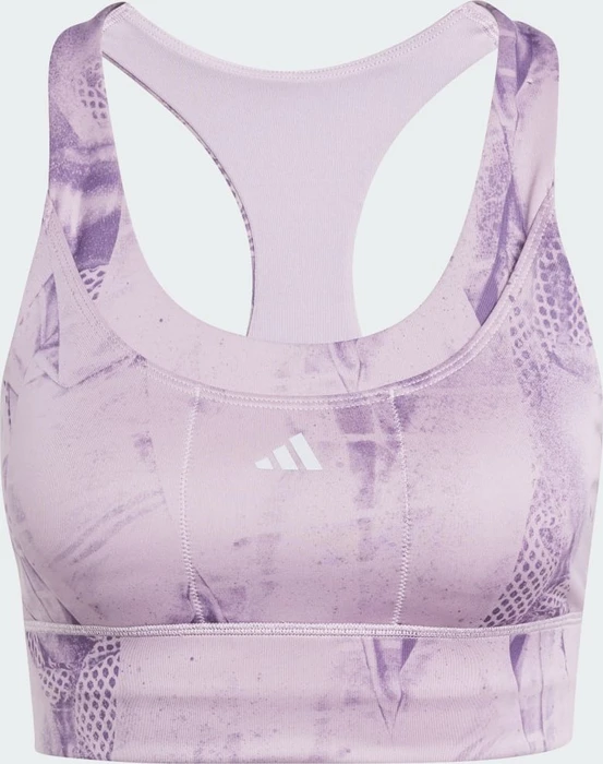 adidas Run Pocket AOP Iteration Medium-Support Sport-BH preloved fig/ash purple (Damen)