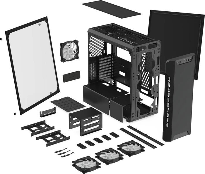 Endorfy SilentiumPC Armis AR7X Evo TG RGB, Glasfenster