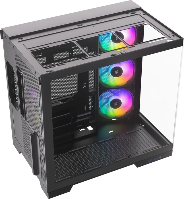 Silentware View A-RGB Black, Glasfenster
