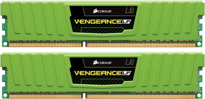 Corsair Vengeance LP grün UDIMM 8GB Kit, DDR3-1600, CL9-9-9-24