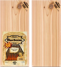 Axtschlag Holzplanke XL Western Red Cedar, 2 Stück