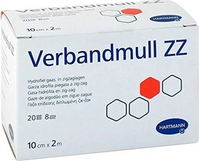 Hartmann Verbandmull ZZ unsteril, 10cm x 1m, 1 Stück