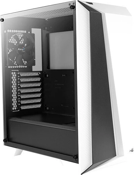 AeroCool Cylon Pro, weiß, Glasfenster