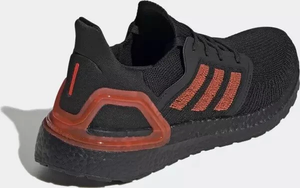adidas Ultraboost 20 core black/solar red (Herren)