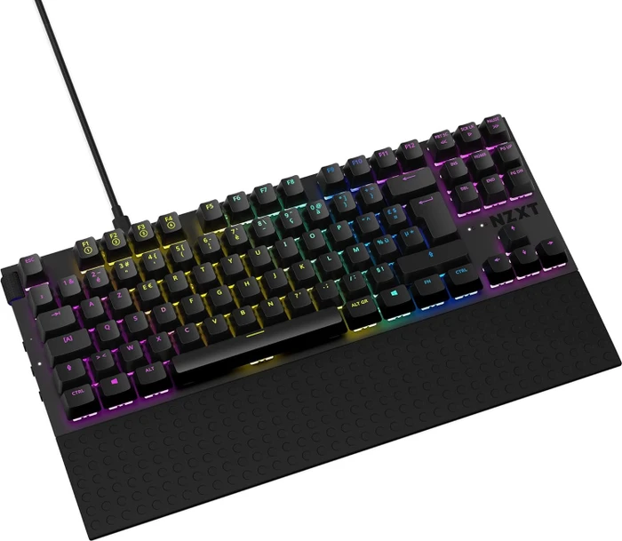 NZXT Function Tenkeyless, matt schwarz, LEDs RGB, hot-swap, Gateron RED, USB, FR