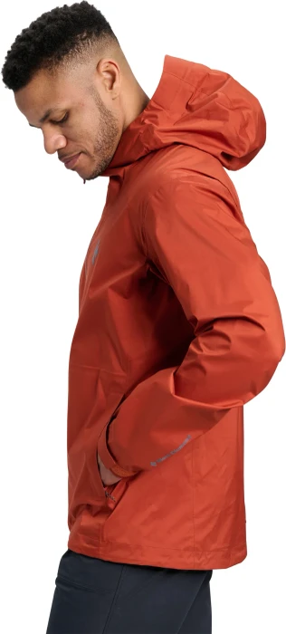 Black Diamond FineLine Stretch Rain Shell Funktionsjacke burnt sienna (Herren)