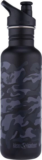 Klean Kanteen Classic Sport Cap Trinkflasche 800ml black camo