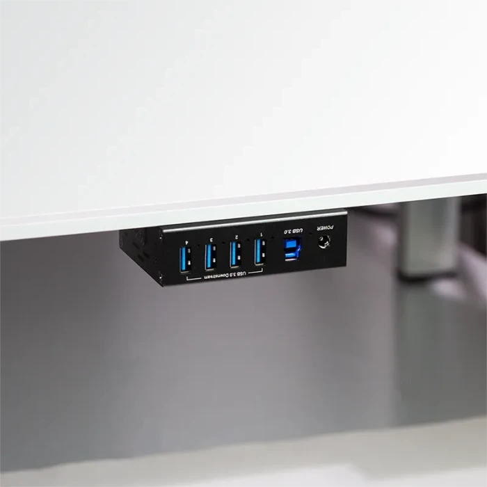 LogiLink Industrial Railmount USB-Hub, 4x USB-A 3.0, USB-B 3.0 [Buchse]