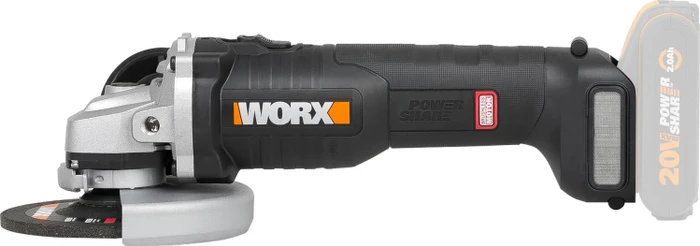 Worx 20V PowerShare Akku-Winkelschleifer solo