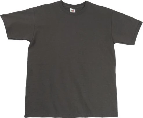 Fruit Of The Loom Valueweight T-Shirt kurzarm light graphite