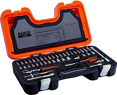 Bahco S460 Bitset/Steckschlüsselsatz inkl. Koffer, 46-tlg.