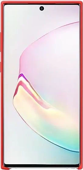 Samsung Silicone Cover für Galaxy Note 10+ rot