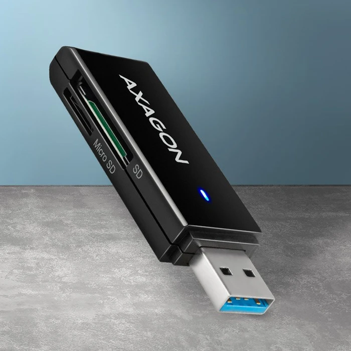 Axagon Dual-Slot-Cardreader, USB-A 3.0 [Stecker]