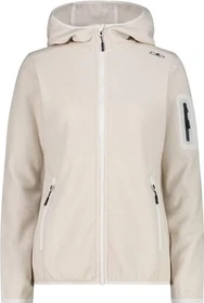 CMP Knit Tech Fleece Hoody Jacke b.co gesso/vaniglia (Damen)