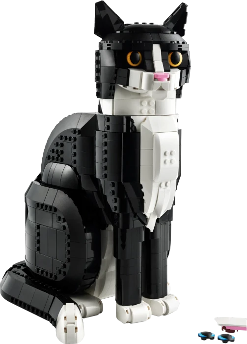 LEGO Ideas - Schwarz-weiße Katze