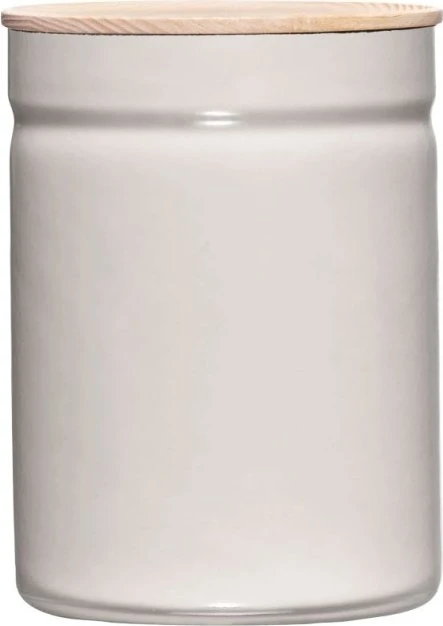 Riess Vorratsdose mit Eschenholzdeckel 2.3l grey