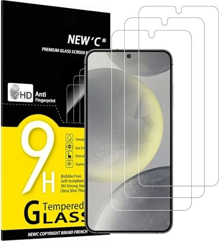 NEW'C Panzerglas für Samsung Galaxy S24, 3er-Pack