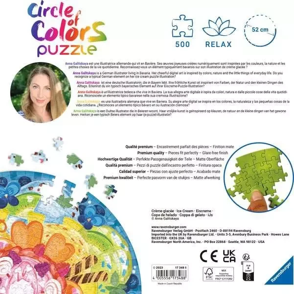 Ravensburger Puzzle Circle of Colors Ice Cream
