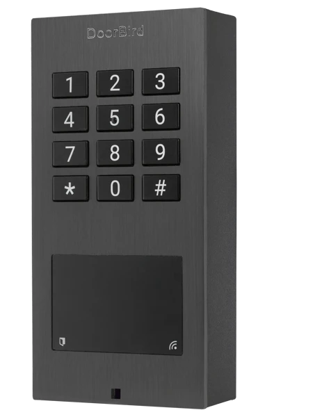 DoorBird A1121 IP Zugangskontrollsystem, 500 Mitarbeiter, Edelstahl V2A gebürstet, Titan, Aufputz