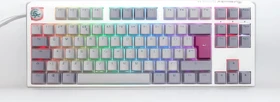 Ducky One 3 TKL, Mist Grey, PBT, LEDs RGB, MX RGB BROWN, USB, UK